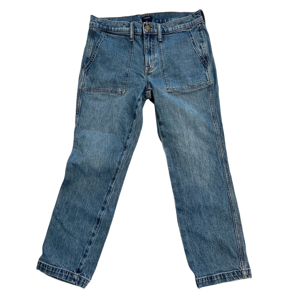 J.Crew Womens Suze 26 Cropped Jeans with Utility‎ pockets